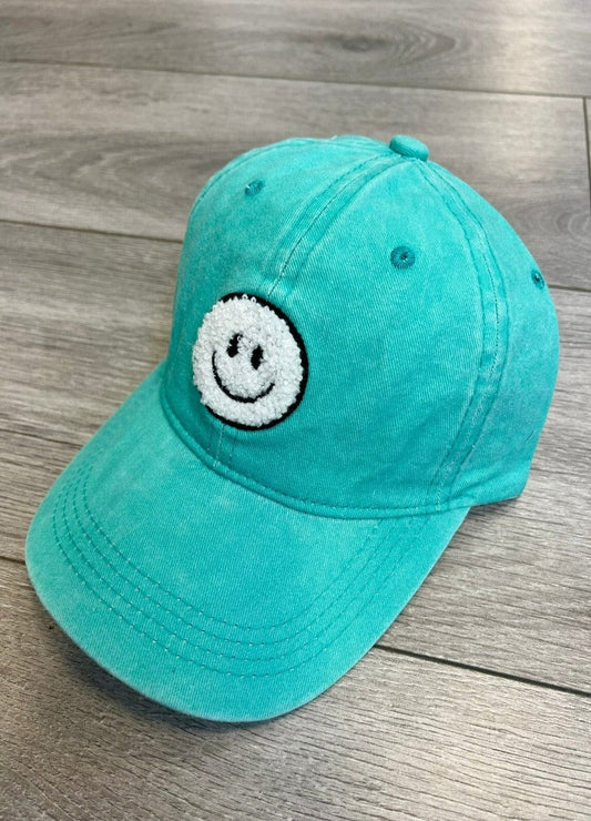 Bailey Smile Hat - Washed Turquoise